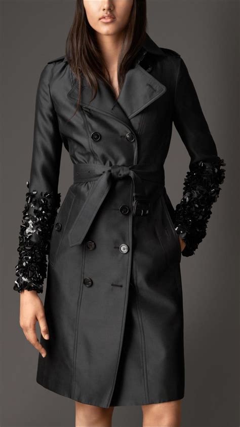 burberry gem embellished trench coat|burberry trench coat outlet.